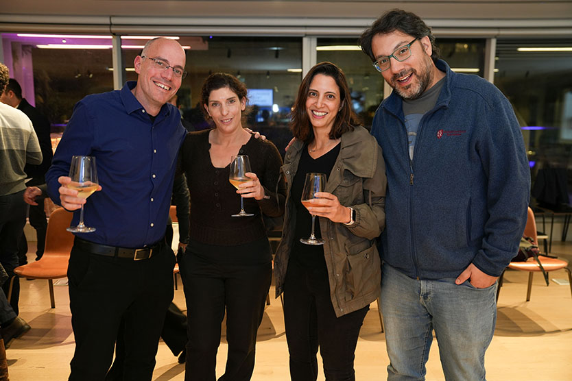 Left to Right: Ido Goldstein, Neta Shlezinger, Gali (Galit) Fichman and Omer Revah, Zuckerman Faculty Scholars